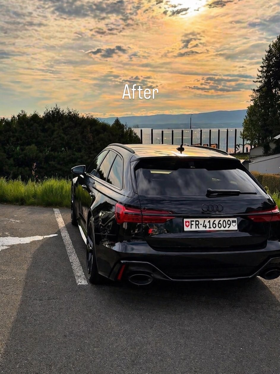 RS6 exterior after